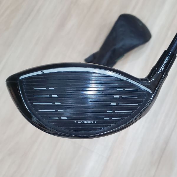 二手超美品TaylorMade(24) Qi10 ᴍᴀx Designer Series ʙʟᴀᴄᴋ(霧黑版) 9°開球木桿 搭配Diamana T⁺ 60 68 S桿身 