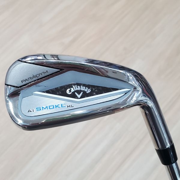 二手超美品Callaway(24) ᴘᴀʀᴀᴅʏᴍ Ai SMOKEʜʟ(高發射) 30° 7號鐵桿 N.S.Pro 950 neo 98 S桿身 