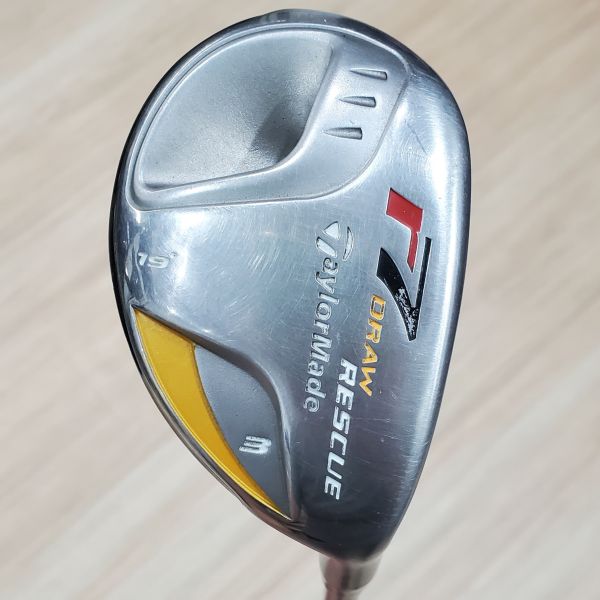 二手品TaylorMade r7 ᴅʀᴀᴡ ʀᴇꜱᴄᴜᴇ 19° 3號小雞腿 搭配RE*AX 55 PLUS 57 R桿身 