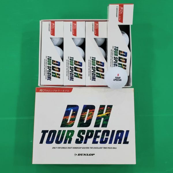 全新品DUNLOP DDH TOUR SPECIAL(純淨版)高爾夫球 一盒共12顆 
