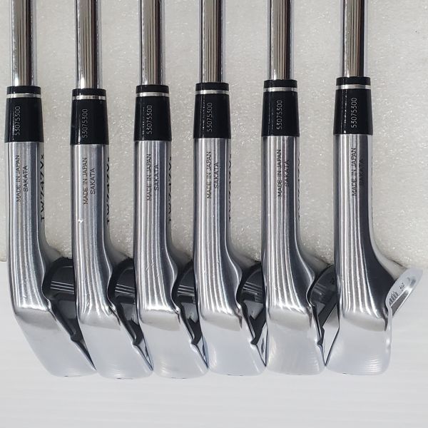 二手超美品HONMA ᴛ//ᴡᴏʀʟᴅ TW747Vx 5-10(共6支)鐵桿組 搭配N.S.Pro MODUS³ TOUR105 106.5 S桿身 