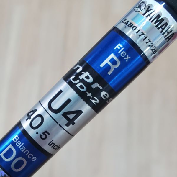 二手美品YAMAHA inpres UD+2 19° 4號小雞腿 搭配TMX-419U 49 R桿身 