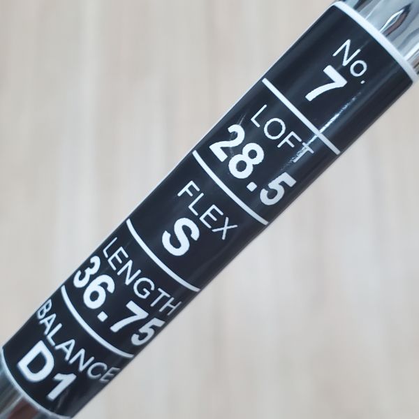 全新品Mizuno JPX 923 ʜᴏᴛ ᴍᴇᴛᴀʟ 28.5° 7號練習桿 搭配N.S.Pro 950 neo 98 S桿身 