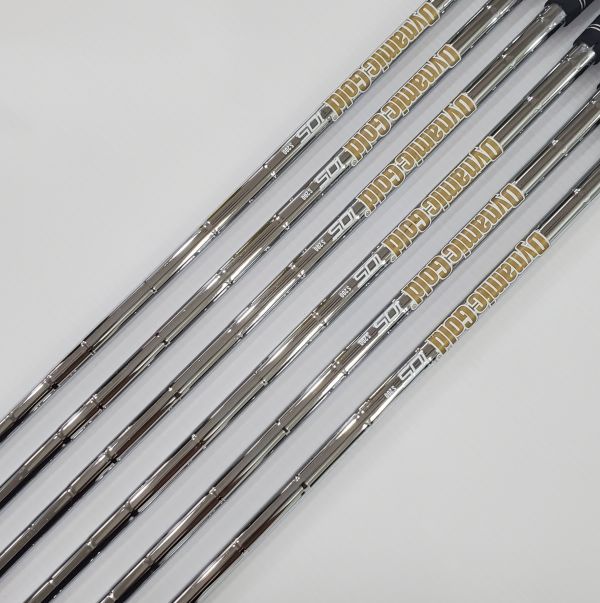 二手美品RODDIO(小蜜蜂) PC ꜰᴏʀɢᴇᴅ 5-P(共6支)鐵桿組 搭配Dynamic Gold 105 ꜱ𝟤𝟢𝟢 103 S桿身 