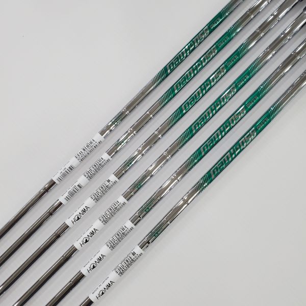二手近新品HONMA ᴛ//ᴡᴏʀʟᴅ TR21X 5-10(共6支)鐵桿組 搭配N.S.Pro 950 neo 98 S桿身 