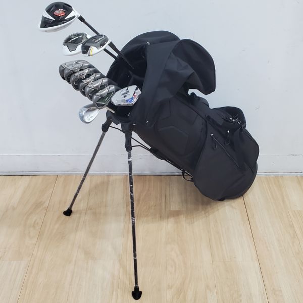 二手美品TaylorMade R11s 9°開球木桿+RBZ(ʀᴏᴄᴋᴇᴛʙᴀʟʟᴢ) 15° 3號球道木桿+ꜱᴛᴀɢᴇ2 ᴛᴏᴜʀ 𝟦 21.5° 4號小雞腿+RBZ 5-P(共6支)鐵桿組+Titleist BV ꜱᴘɪɴ ᴍɪʟʟᴇᴅ ᴠᴏᴋᴇʏ ᴅᴇꜱɪɢɴ SM54·10 54/10°挖起桿+MacGregor MACTEC ɴᴠG ɴᴠɢᴀɪʀ𝟥+ is-5 34"推桿 搭配全新球袋 