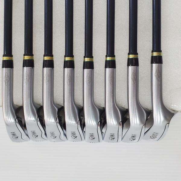 二手美品HONMA BERES MG803 5-S(共8支)鐵桿組 搭配ARMRQ ᴜᴅ𝟧𝟦 ** 54 R桿身 