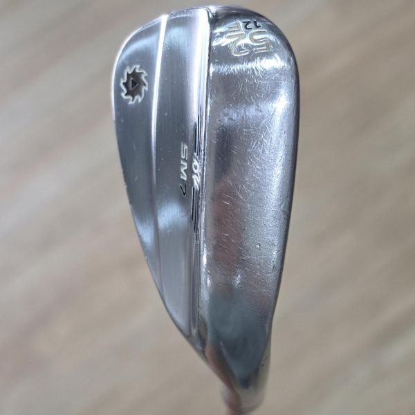 二手超美品Titleist VOKEY SM7 ᴛᴏᴜʀ ᴄʜʀᴏᴍᴇ 50/𝟣𝟤ꜰ°挖起桿 搭配Dynamic Gold ꜱ𝟤𝟢𝟢 129 W桿身 