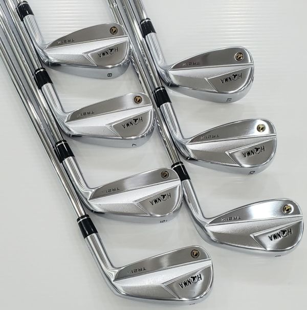 二手近新品HONMA ᴛ//ᴡᴏʀʟᴅ TR21X 5-11(共7支)鐵桿組 搭配N.S.Pro 950 neo 94.5 R桿身 