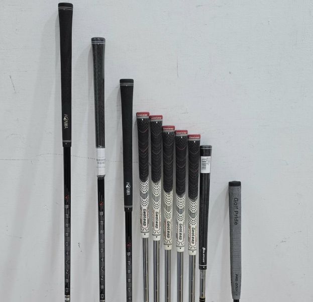 二手超美品HONMA GS 9.5°/15°/21° 開球木桿/全新3號球道木桿/4號小雞腿 搭配SPEEDTUNED 𝟦𝟪 51/51/54 S/S/SR桿身+TR21X 6-10(共5支)鐵桿組 搭配N.S.Pro 950 neo 98 S桿身+全新ORLIMAR 56/𝟣𝟣°挖起桿 搭配𝕲𝕺𝕷𝕯 SR桿身+TaylorMade SPIDER ᴛᴏᴜʀ ʀᴇᴅ ʀᴇᴅ ꜱᴍᴀʟʟ ꜱʟᴀɴᴛ 33"推桿(共10支) 搭配二手超美品球袋 