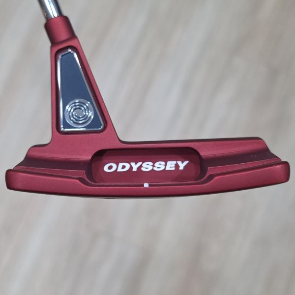 二手超美品ODYSSEY TRI-BEAM ʀᴇᴅ ᴅᴡ(DOUBLE WIDE) 34"推桿 搭配STROKE LAB 70 ᴄʟᴀꜱꜱ ʀᴇᴅ 