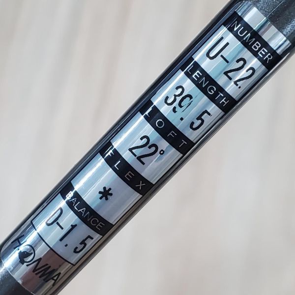 二手美品HONMA ᴛ//ᴡᴏʀʟᴅ TW747 22°小雞腿 搭配VIZARD 61 ≒S桿身 