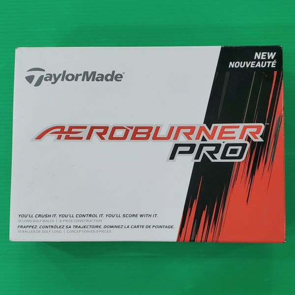 全新品TaylorMade AEROBURNER PRO高爾夫球 一盒共12顆 
