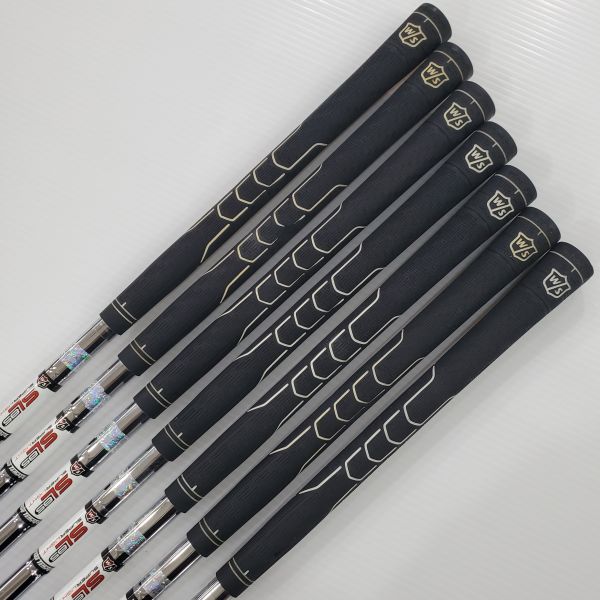 二手美品Wilson Staff DS◂100 5-S(共7支)鐵桿組 搭配SL85 85 R桿身 