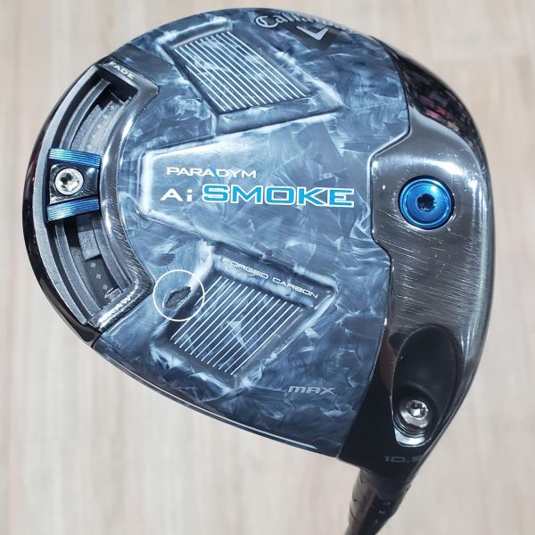 二手美品Callaway(24) ᴘᴀʀᴀᴅʏᴍ Ai SMOKE ᴍᴀx 10.5°開球木桿 搭配VENTUS ɢʀᴇᴇɴ 𝟧-ꜱʀ 55.5 SR桿身 