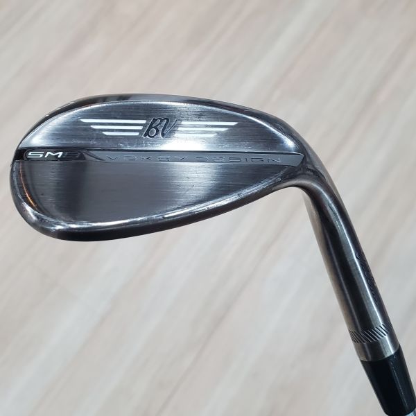 二手美品Titleist SM8 VOKEY DESIGN ʙʀᴜꜱʜᴇᴅ ꜱᴛᴇᴇʟ 60/𝟢𝟦°ʟ挖起桿 搭配Dynamic Gold 129 W桿身