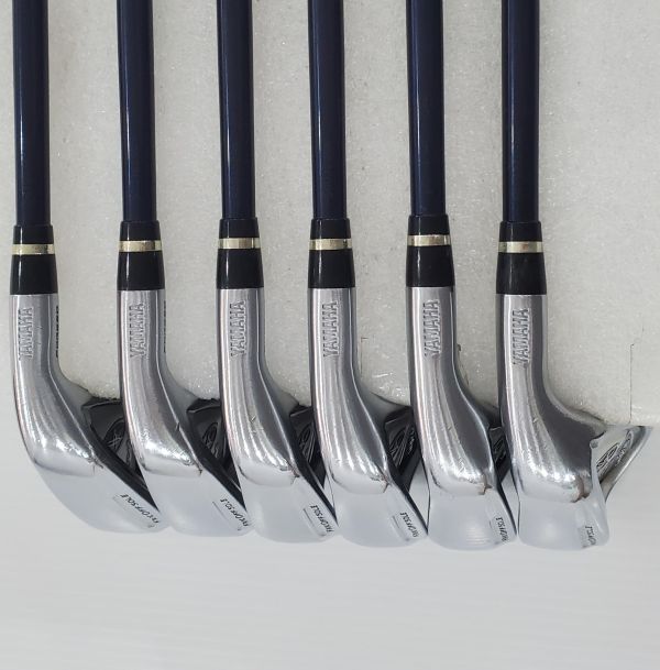 二手美品YAMAHA inpres UD+2 6-A(共6支)鐵桿組 搭配MX-519i 50.5 R桿身 