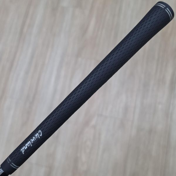 二手美品Cleveland -RTX- 588 ʀᴏᴛᴇx 𝟤.𝟢 ʙʟᴀᴄᴋ ꜱᴀᴛɪɴ(曜黑版) 50/𝟣𝟢°挖起桿 搭配Dynamic Gold ꜱ𝟤𝟢𝟢 129 W桿身 