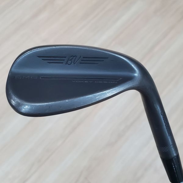 二手超美品Titleist SM9 ʙʟᴀᴄᴋ(黑武士版) 58/𝟣𝟦ᴋ°挖起桿 搭配Dynamic Gold S200 129 W桿身 