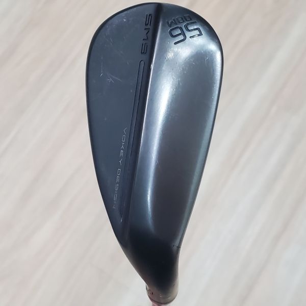 二手超美品Titleist SM9 ᴊᴇᴛ ʙʟᴀᴄᴋ 56/𝟢𝟪ᴍ°挖起桿 搭配Dynamic Gold ꜱ𝟤𝟢𝟢 129 W桿身 