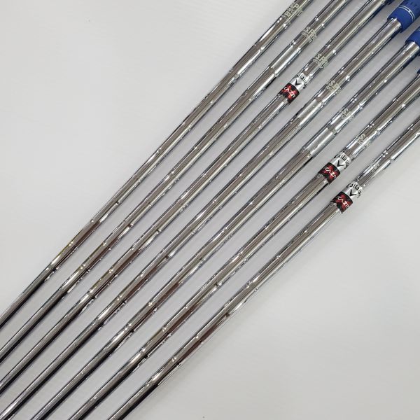 二手美品Callaway RAZR X ꜰᴏʀɢᴇᴅ· ·R· 4-P(共7支)鐵桿組 搭配N.S.Pro 950 94.5 R桿身 