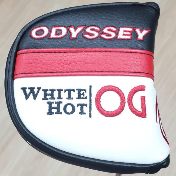 二手近新品ODYSSEY Wʜɪᴛᴇ Hᴏᴛ OG BIG-T BLADE 34"推桿 搭配STROKE LAB 