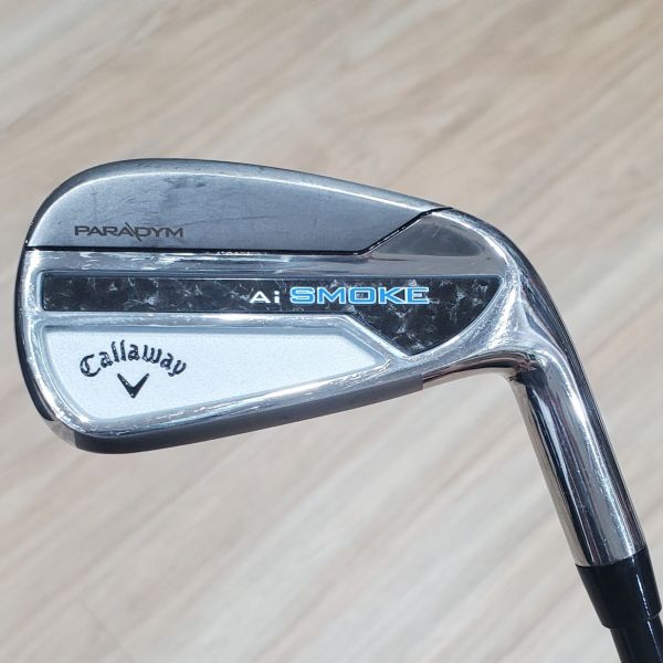 二手美品Callaway(24) ᴘᴀʀᴀᴅʏᴍ Ai SMOKE 28° 7號鐵桿 搭配TENSEI 𝟧𝟢 54.5 R桿身 