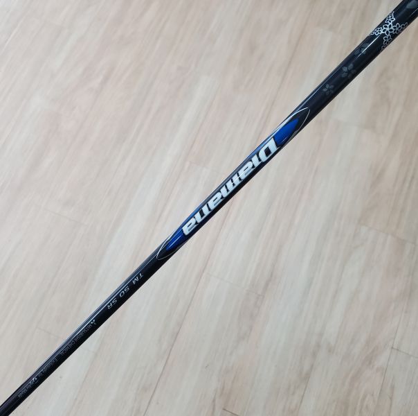 二手近新品Diamana(Qi35 ᴍᴀx) 開球木桿桿身 ʙʟᴜᴇ ᴛᴍ𝟧𝟢 50 SR桿身 