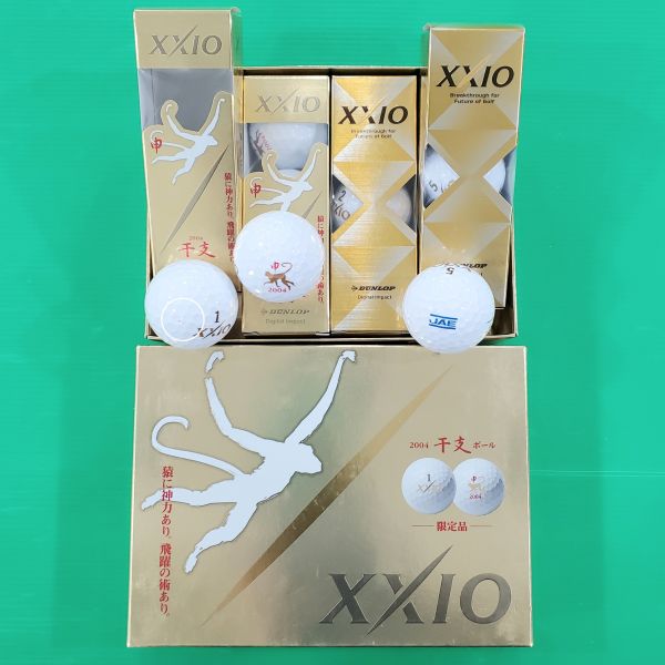 全新品XXIO 𝟤𝟢𝟢𝟦 干支 高爾夫球 一盒共12顆 