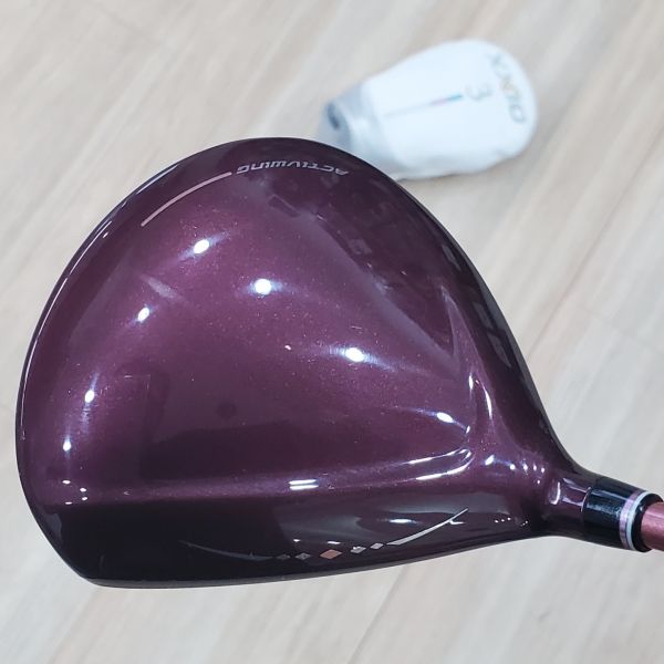 二手超美品 女生 女用XXIO 13 ʙᴏʀᴅᴇᴀᴜx(波爾多粉) 16° 3號球道木桿 搭配ᴅꜱᴛ MP1300L 34 L桿身