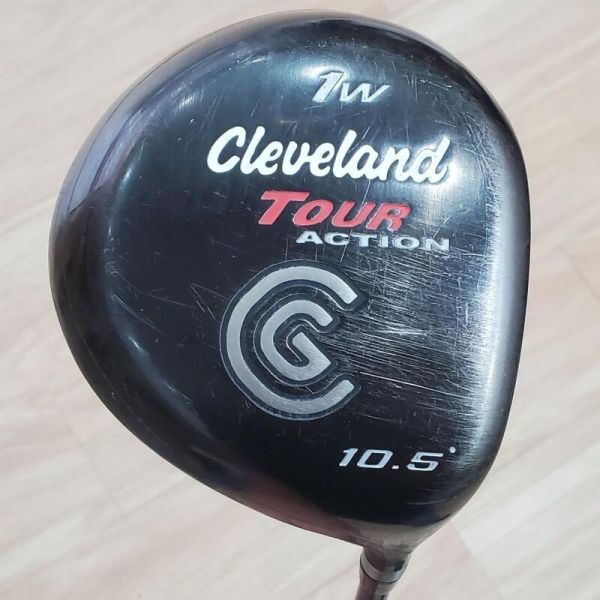 二手美品Cleveland TOUR ᴀᴄᴛɪᴏɴ 10.5°開球木桿 搭配原廠 R桿身 
