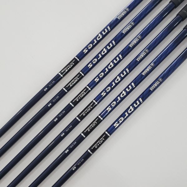 二手美品YAMAHA inpres UD+2 6-A(共6支)鐵桿組 搭配MX-519i 50.5 R桿身 
