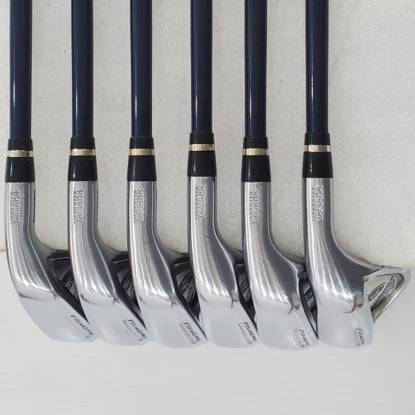 二手美品YAMAHA inpres UD+2 7-As(共6支)鐵桿組 搭配MX-519i 50.5 R桿身 