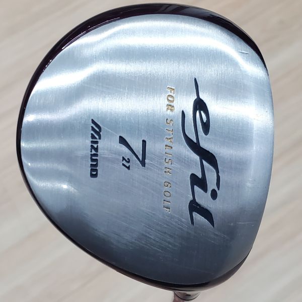 二手超美品 女生 女用Mizuno efil ᴘᴜʀᴘʟᴇ 27° 7號球道木桿 搭配原廠 L桿身 