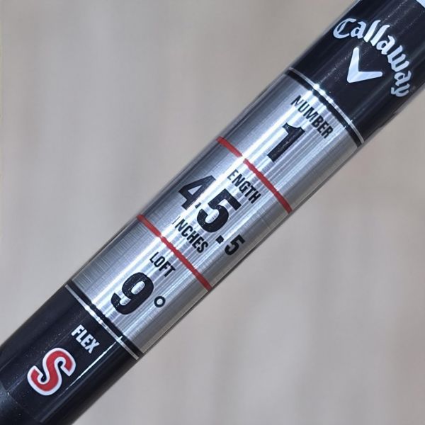 二手美品Callaway(25) ELYTE ***(3鑽版) 9°開球木桿 搭配ATHLEMAX 𝟧𝟢 55 S桿身 