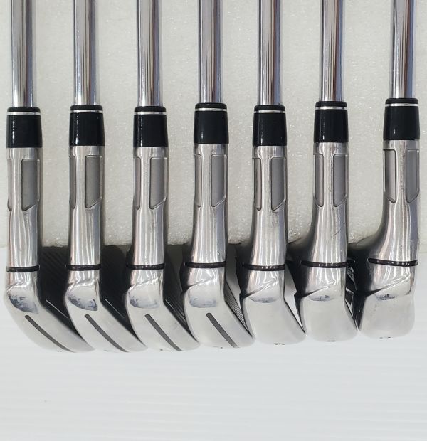 二手美品 左手 左用TaylorMade M3 4-P(共7支)鐵桿組 搭配N.S.Pro 930 R桿身 