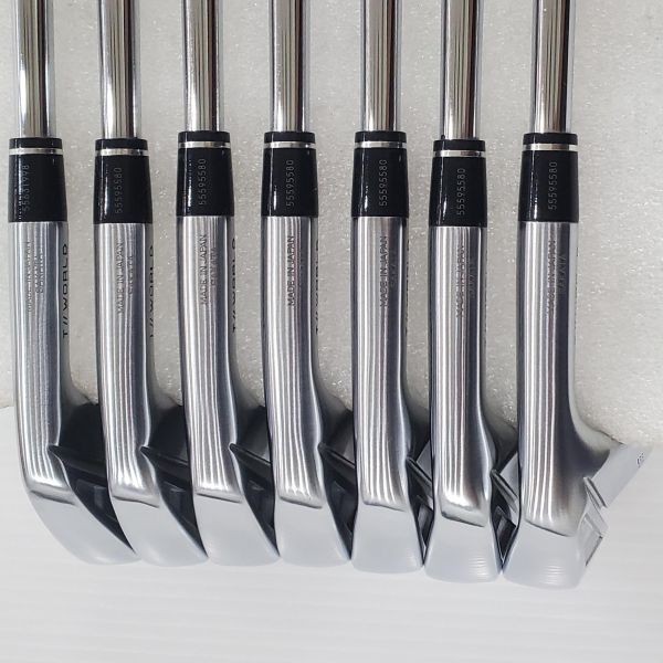 二手近新品HONMA ᴛ//ᴡᴏʀʟᴅ TW757B 4-P(共7支)鐵桿組 搭配Dynamic Gold ꜱ𝟤𝟢𝟢 129 S桿身 