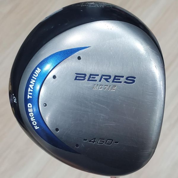 二手美品HONMA BERES MG712(3顆*) -𝟦𝟨𝟢- 10°開球木桿 搭配ARMRQ B49(3顆*) 49 R桿身 