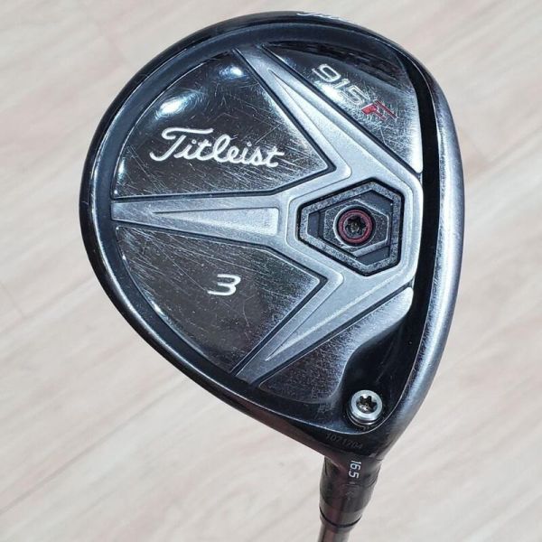 二手美品Titleist 915F 16.5°3號球道木桿 角度可調 搭配原廠Diamana ᵐ₊60 x5ct 55 R桿身(美規)≒S桿身(日規) 