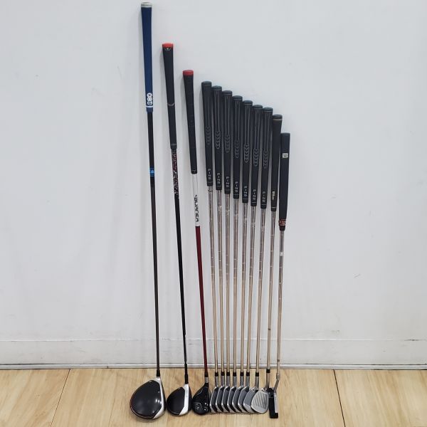 二手品TaylorMade M6 10.5°/18° 1/5木 搭配TENSEI ʙʟᴜᴇ ᴛᴍ𝟧𝟢 52 SR桿身/ATMOS ᴏʀᴀɴɢᴇ ꜰᴡ 𝟧ʀ 57 R(美)桿身≒S(日)桿身+BURNER ʀᴇꜱᴄᴜᴇ 22° 4號小雞腿 搭配RE＊AX 55 54 R桿身+PING S56 4-P鐵桿組 N.S.Pro 950 94.5 R桿身+Wilson harmonized BeCu ʟᴏʙ 60°挖起桿 搭配N.S.Pro 950 S桿身+PRO STAFF 34"推桿 搭配二手近全新球袋 