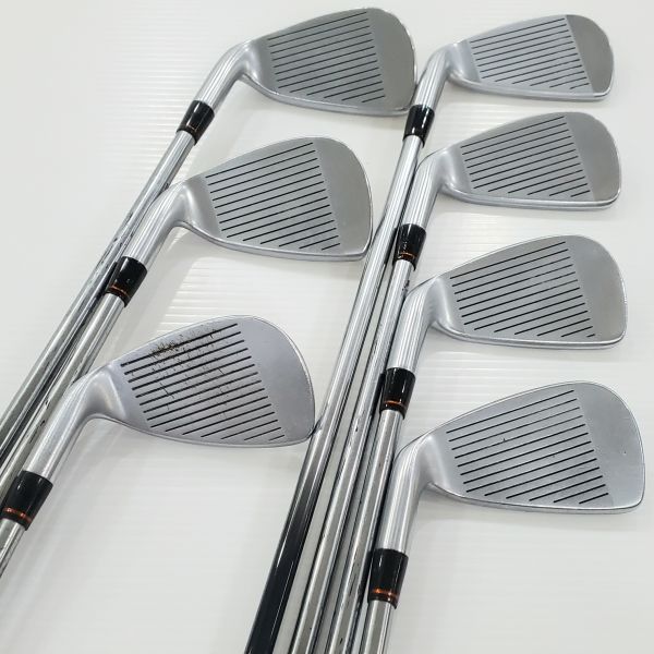 二手美品HONMA Twin Marks TM-202 F&F 3,5,7-S(共7支)鐵桿組 搭配50-148(3顆*) R桿身 