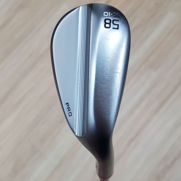 二手美品PING GLIDE ꜰᴏʀɢᴇᴅ PRO 58°/S·10°挖起桿 搭配N.S.Pro MODUS³ TOUR105 106.5 S桿身 