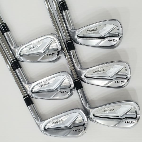 二手美品HONMA ᴛ//ᴡᴏʀʟᴅ TW757P 5-P(共6支)鐵桿組 搭配N.S.Pro 950 neo 98 S桿身 