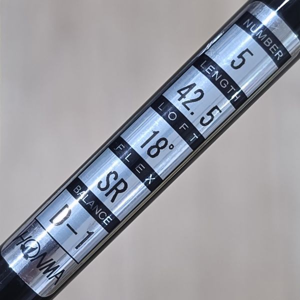 二手近新品HONMA ᴛ//ᴡᴏʀʟᴅ XP-1 18° 5號球道木桿 搭配VIZARD 43 44.5 SR桿身 