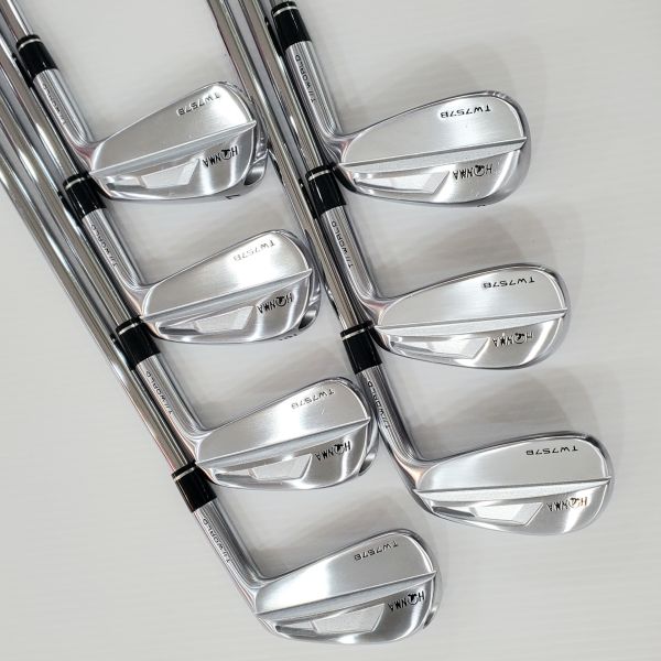 二手超美品HONMA ᴛ//ᴡᴏʀʟᴅ TW757B 4-P(共7支)鐵桿組 搭配Dynamic Gold ꜱ𝟤𝟢𝟢 129 S桿身 