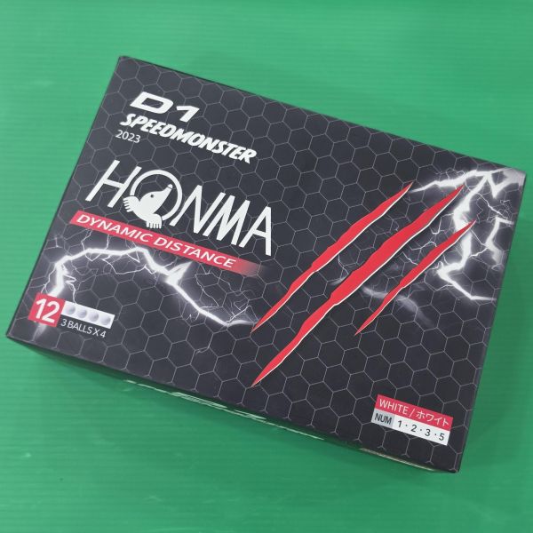 全新品HONMA D1 ꜱᴘᴇᴇᴅᴍᴏɴꜱᴛᴇʀ(純淨版)高爾夫球組 一組共12顆 