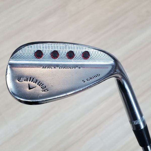 二手美品Callaway MD4(ᴍᴀᴄᴋ ᴅᴀᴅᴅʏ 𝟦) ꜱ ɢʀɪɴᴅ 52°/10°挖起桿 搭配Dynamic Gold S200 S桿身 