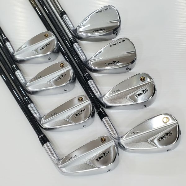 二手超美品HONMA TR21x 6-11(共6支)鐵桿組 搭配原廠VIZARD TR20-65 61 R桿身+ᴛᴏᴜʀ ᴡᴏʀʟᴅ TW-W FORGED 52°挖起桿 搭配VIZARD IB 85 W桿身+ᴛᴏᴜʀ ᴡᴏʀʟᴅ TW-W FORGED 56/12°挖起桿 搭配原廠VIZARD IB 85 W桿身 