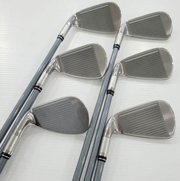 二手超美品 女生 女用HI-BIRD(日本) ADFORCE 5-9,S(共6支)鐵桿組 搭配HB300 44 L桿身 