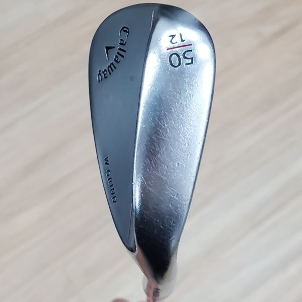 二手美品Callaway MACK DADDY 4(MD4) ᴡ ɢʀɪɴᴅ 50/12°挖起桿 搭配N.S.Pro 950 98 S桿身 